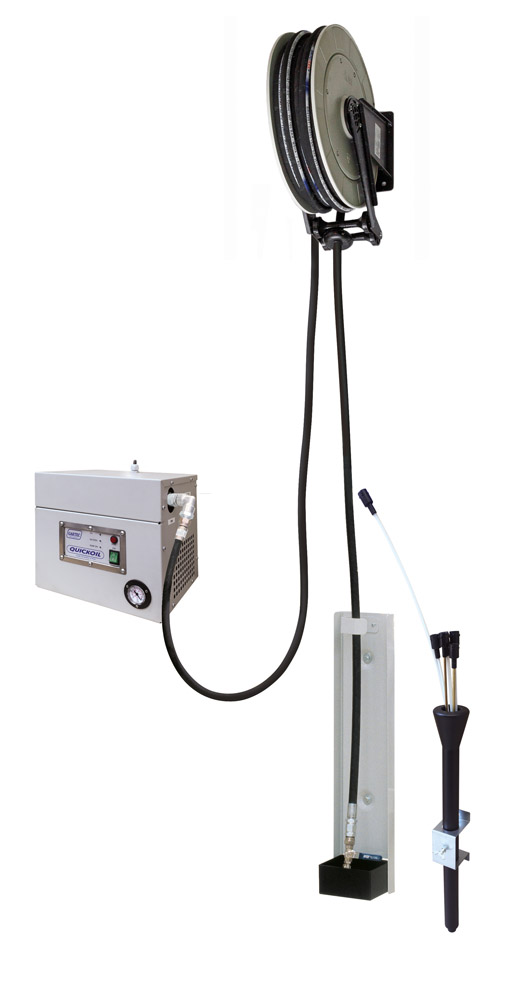 EXHAUSTED OIL SUCTION KIT WITH ELECTRIC CONTROL BOX AND HOSE REEL - Gartec
